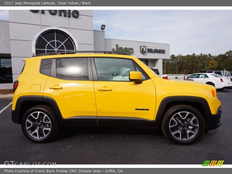 Solar Yellow / Black 2017 Jeep Renegade Latitude