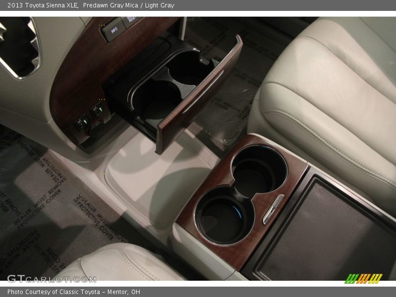 Predawn Gray Mica / Light Gray 2013 Toyota Sienna XLE