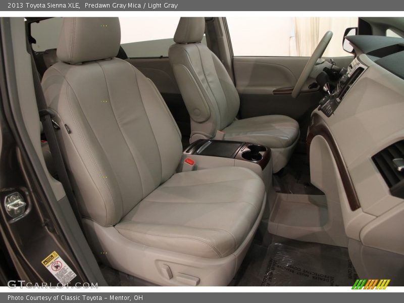 Predawn Gray Mica / Light Gray 2013 Toyota Sienna XLE