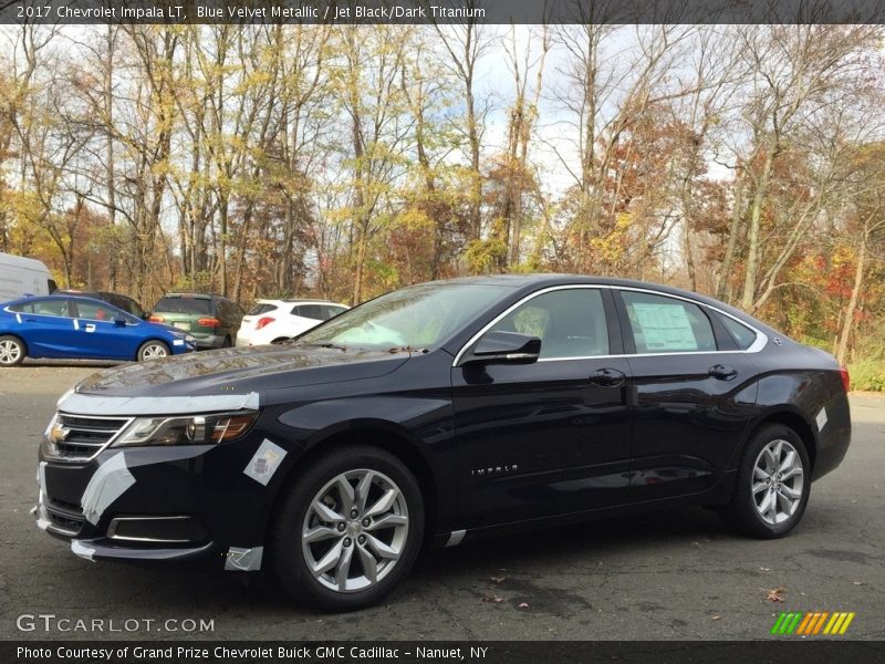 Blue Velvet Metallic / Jet Black/Dark Titanium 2017 Chevrolet Impala LT