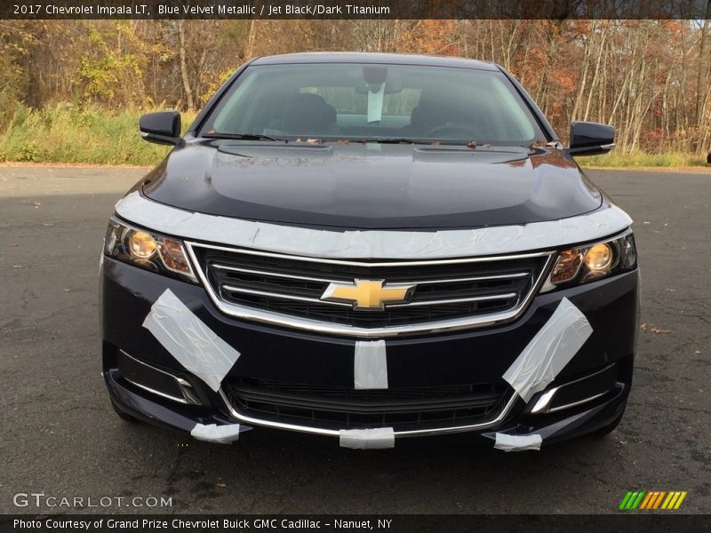 Blue Velvet Metallic / Jet Black/Dark Titanium 2017 Chevrolet Impala LT