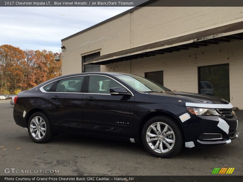 Blue Velvet Metallic / Jet Black/Dark Titanium 2017 Chevrolet Impala LT