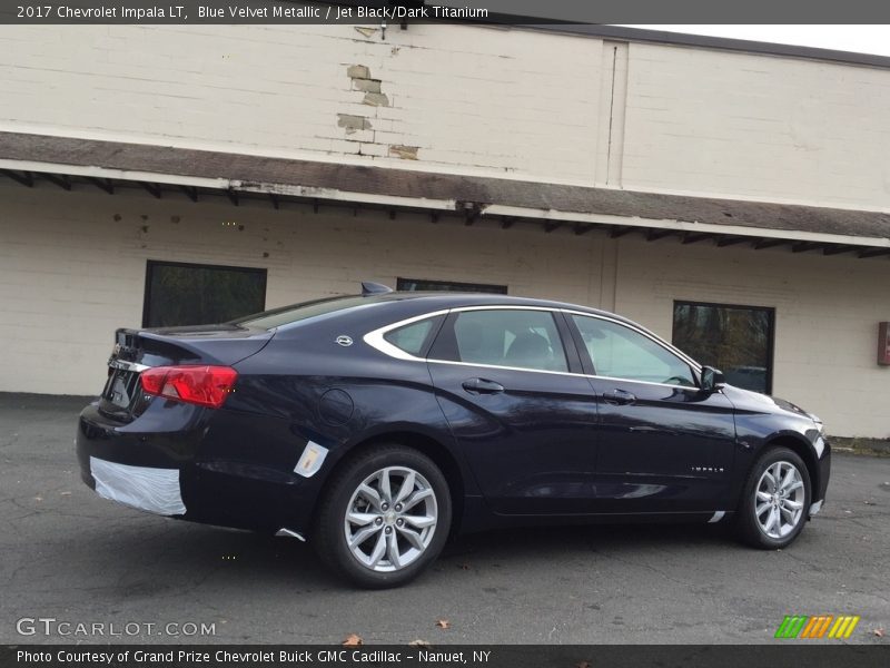 Blue Velvet Metallic / Jet Black/Dark Titanium 2017 Chevrolet Impala LT