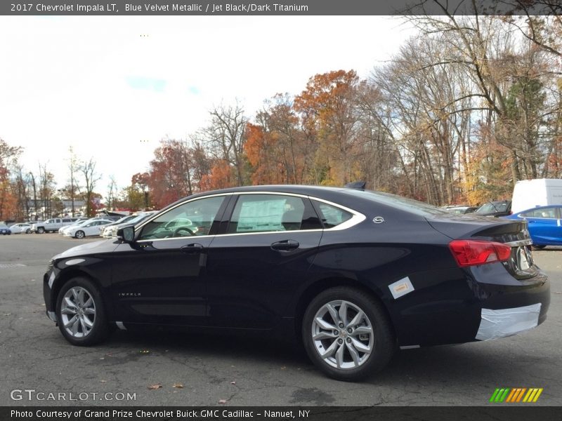 Blue Velvet Metallic / Jet Black/Dark Titanium 2017 Chevrolet Impala LT