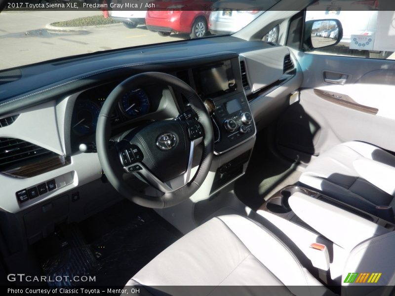 Predawn Gray Mica / Ash 2017 Toyota Sienna XLE