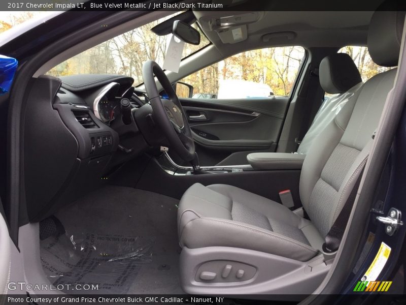 Blue Velvet Metallic / Jet Black/Dark Titanium 2017 Chevrolet Impala LT