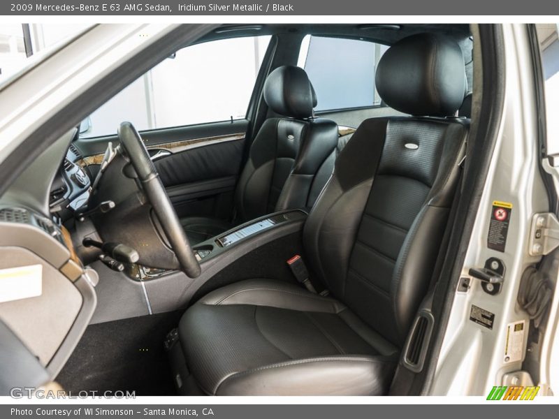 Iridium Silver Metallic / Black 2009 Mercedes-Benz E 63 AMG Sedan