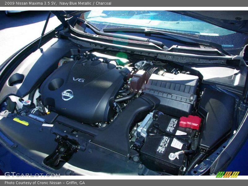 Navy Blue Metallic / Charcoal 2009 Nissan Maxima 3.5 SV