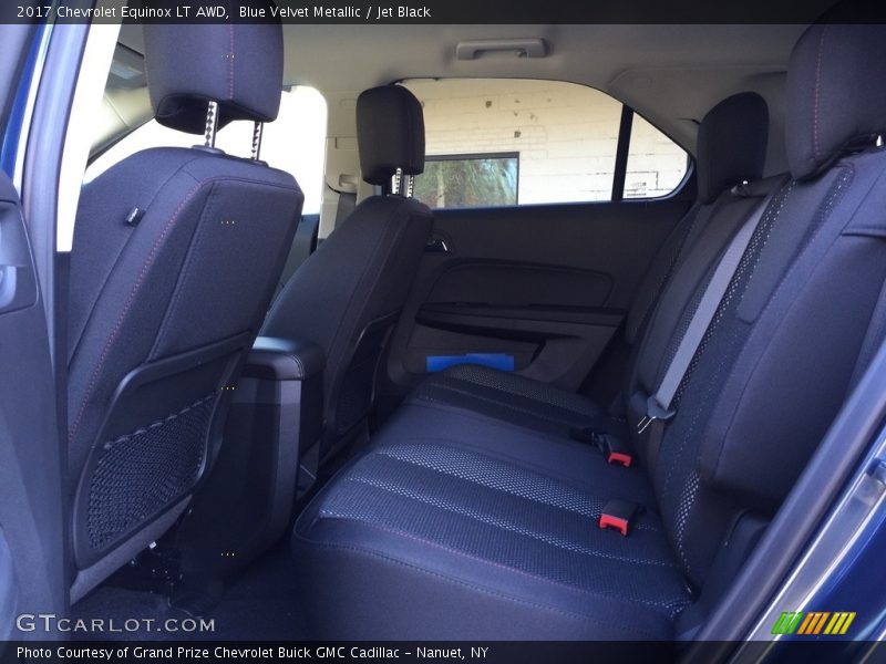 Blue Velvet Metallic / Jet Black 2017 Chevrolet Equinox LT AWD