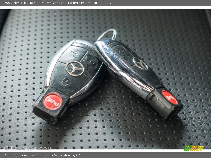 Iridium Silver Metallic / Black 2009 Mercedes-Benz E 63 AMG Sedan