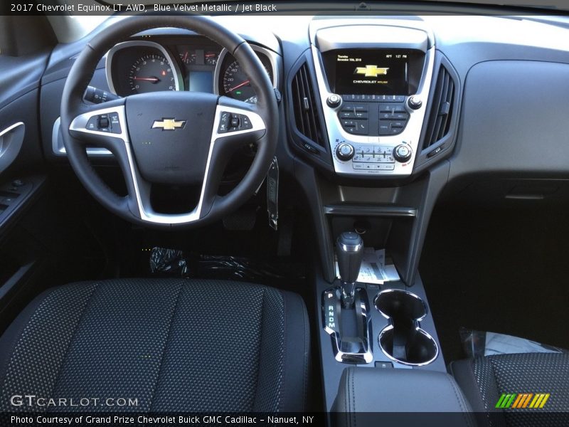Blue Velvet Metallic / Jet Black 2017 Chevrolet Equinox LT AWD