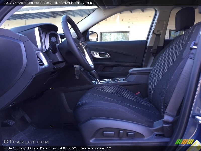 Blue Velvet Metallic / Jet Black 2017 Chevrolet Equinox LT AWD