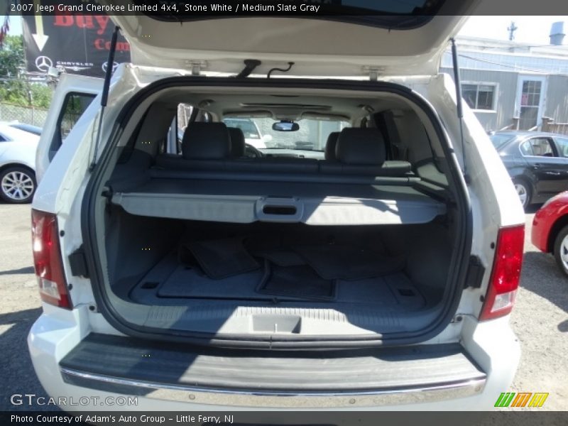 Stone White / Medium Slate Gray 2007 Jeep Grand Cherokee Limited 4x4