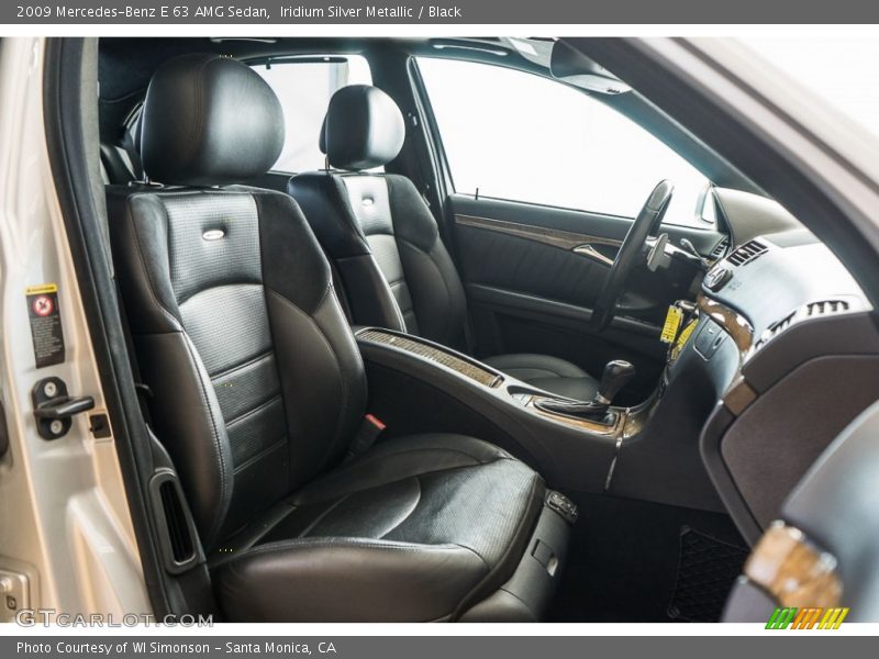 Iridium Silver Metallic / Black 2009 Mercedes-Benz E 63 AMG Sedan