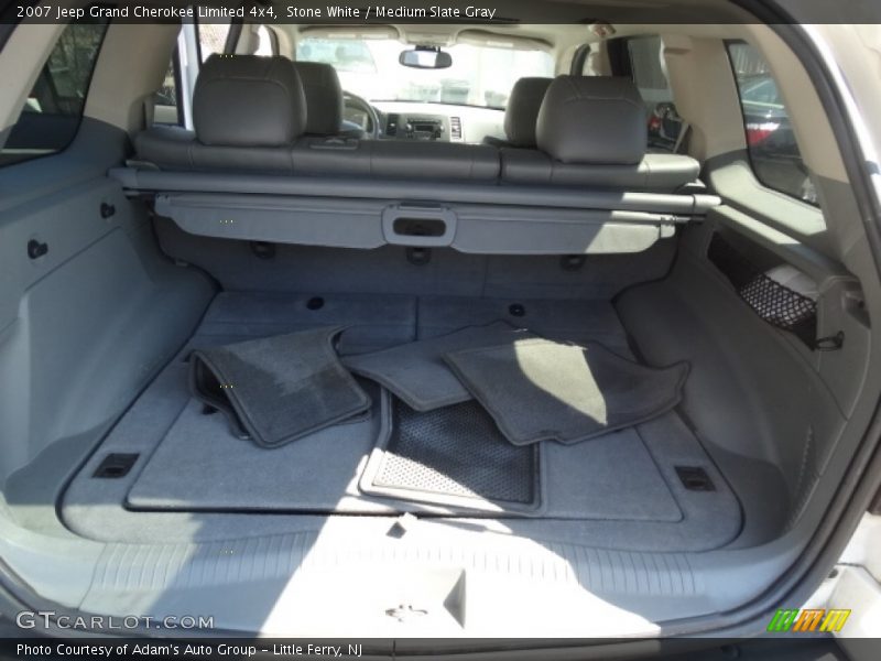 Stone White / Medium Slate Gray 2007 Jeep Grand Cherokee Limited 4x4