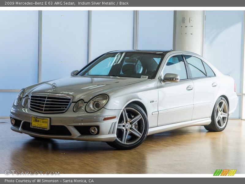 Iridium Silver Metallic / Black 2009 Mercedes-Benz E 63 AMG Sedan