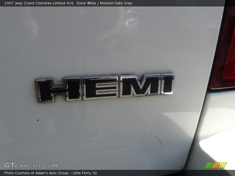 Stone White / Medium Slate Gray 2007 Jeep Grand Cherokee Limited 4x4