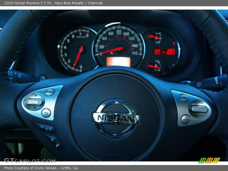 Navy Blue Metallic / Charcoal 2009 Nissan Maxima 3.5 SV