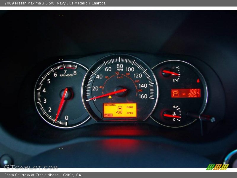 Navy Blue Metallic / Charcoal 2009 Nissan Maxima 3.5 SV