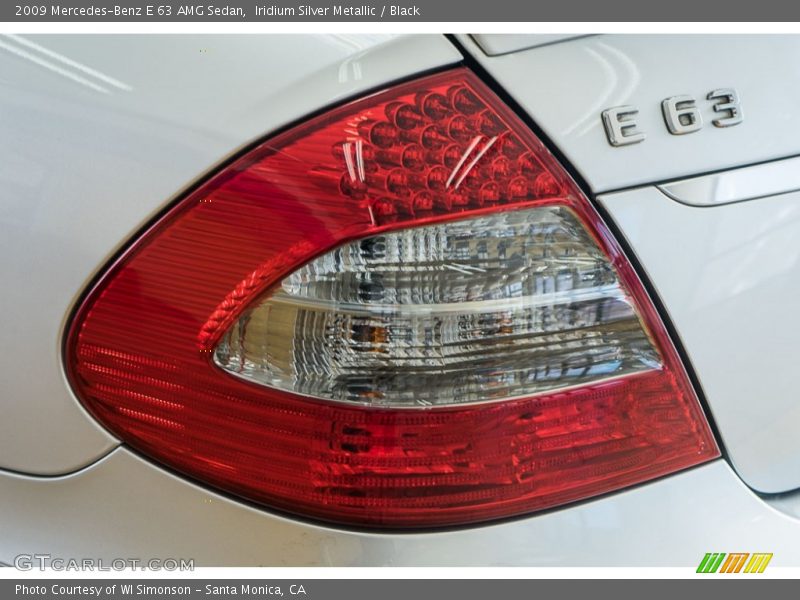 Iridium Silver Metallic / Black 2009 Mercedes-Benz E 63 AMG Sedan