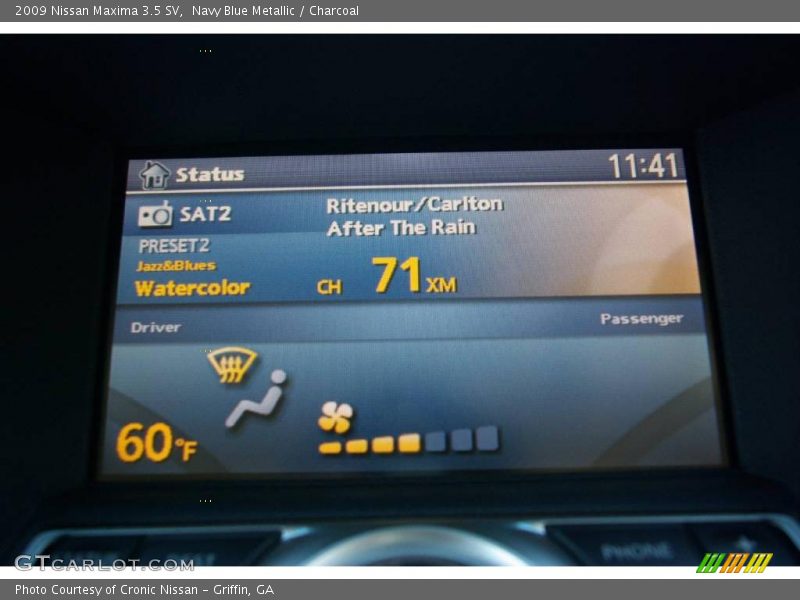 Navy Blue Metallic / Charcoal 2009 Nissan Maxima 3.5 SV