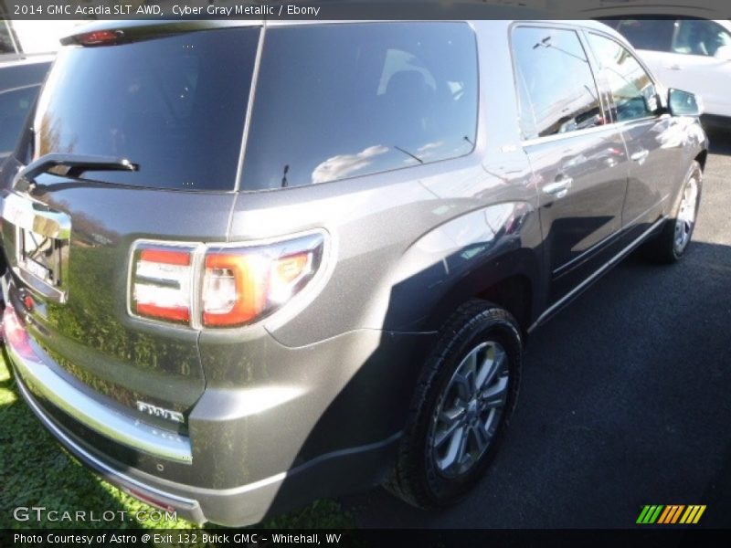 Cyber Gray Metallic / Ebony 2014 GMC Acadia SLT AWD