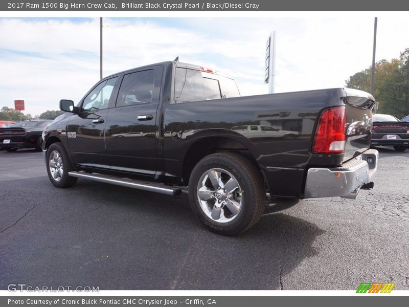  2017 1500 Big Horn Crew Cab Brilliant Black Crystal Pearl