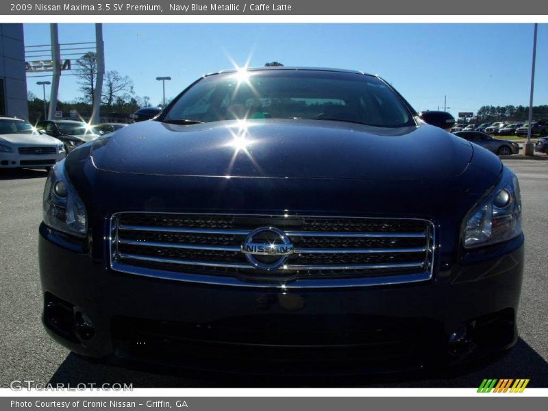 Navy Blue Metallic / Caffe Latte 2009 Nissan Maxima 3.5 SV Premium
