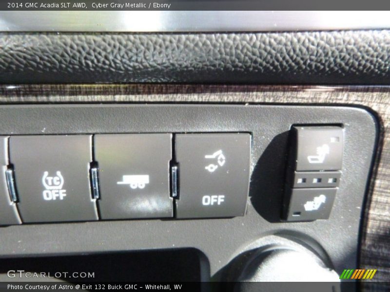 Cyber Gray Metallic / Ebony 2014 GMC Acadia SLT AWD