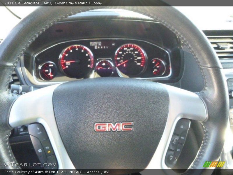 Cyber Gray Metallic / Ebony 2014 GMC Acadia SLT AWD