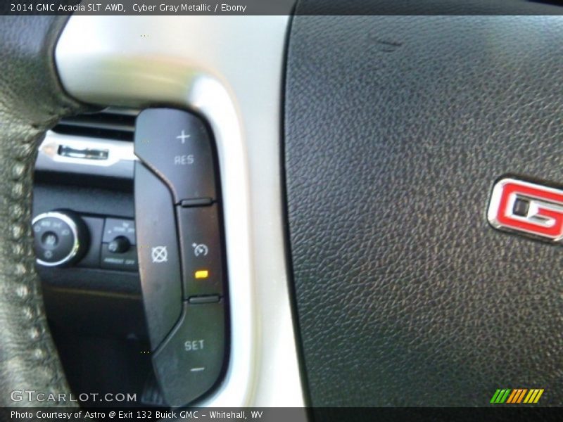 Cyber Gray Metallic / Ebony 2014 GMC Acadia SLT AWD