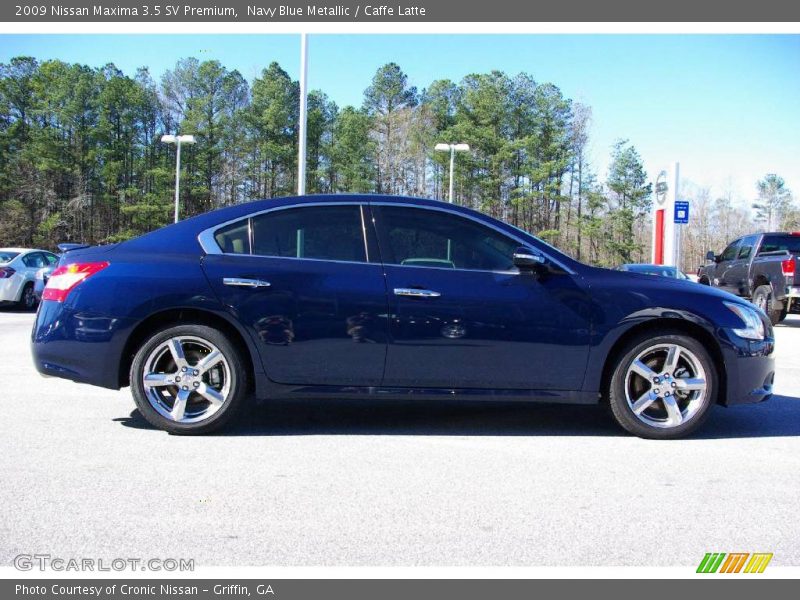 Navy Blue Metallic / Caffe Latte 2009 Nissan Maxima 3.5 SV Premium