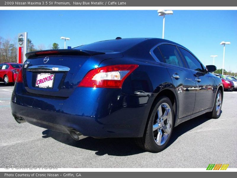 Navy Blue Metallic / Caffe Latte 2009 Nissan Maxima 3.5 SV Premium