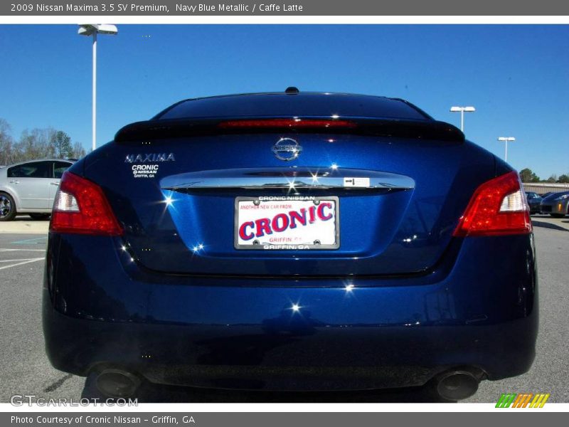 Navy Blue Metallic / Caffe Latte 2009 Nissan Maxima 3.5 SV Premium