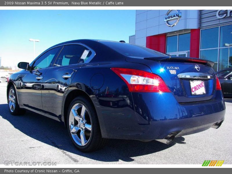 Navy Blue Metallic / Caffe Latte 2009 Nissan Maxima 3.5 SV Premium