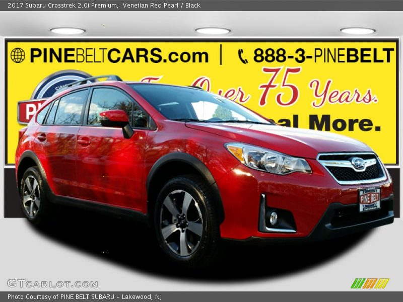 Venetian Red Pearl / Black 2017 Subaru Crosstrek 2.0i Premium