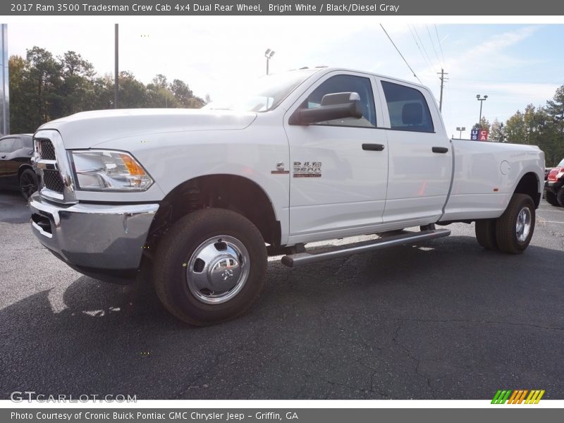 Front 3/4 View of 2017 3500 Tradesman Crew Cab 4x4 Dual Rear Wheel