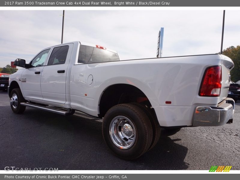 Bright White / Black/Diesel Gray 2017 Ram 3500 Tradesman Crew Cab 4x4 Dual Rear Wheel