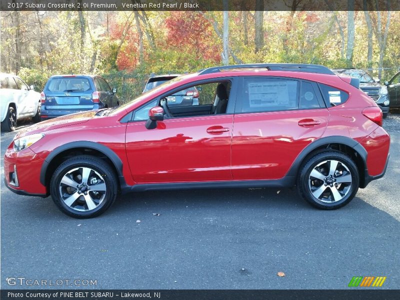 Venetian Red Pearl / Black 2017 Subaru Crosstrek 2.0i Premium