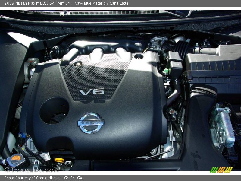 Navy Blue Metallic / Caffe Latte 2009 Nissan Maxima 3.5 SV Premium