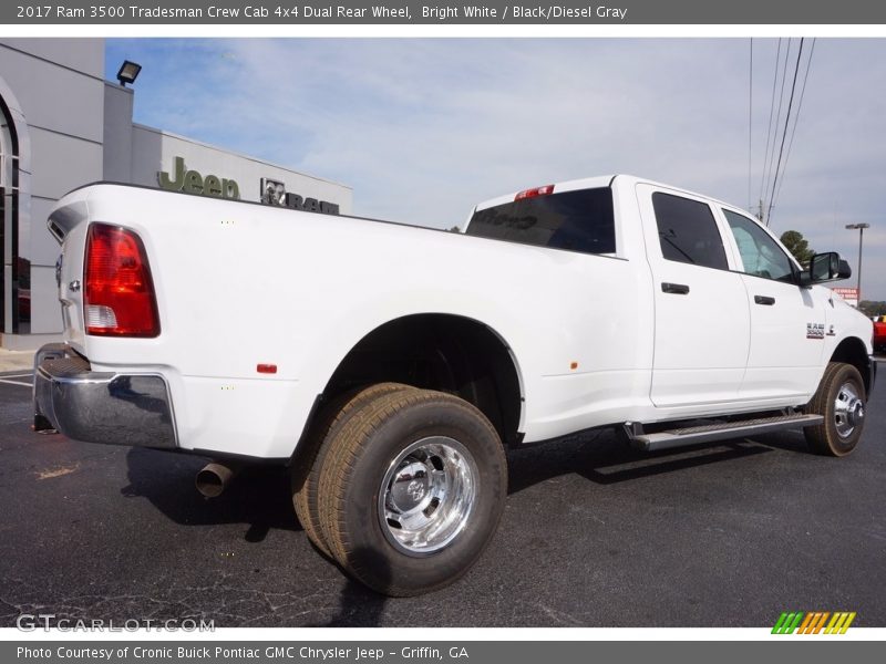 Bright White / Black/Diesel Gray 2017 Ram 3500 Tradesman Crew Cab 4x4 Dual Rear Wheel