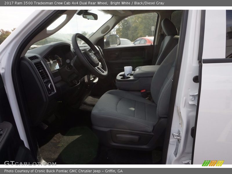 Bright White / Black/Diesel Gray 2017 Ram 3500 Tradesman Crew Cab 4x4 Dual Rear Wheel