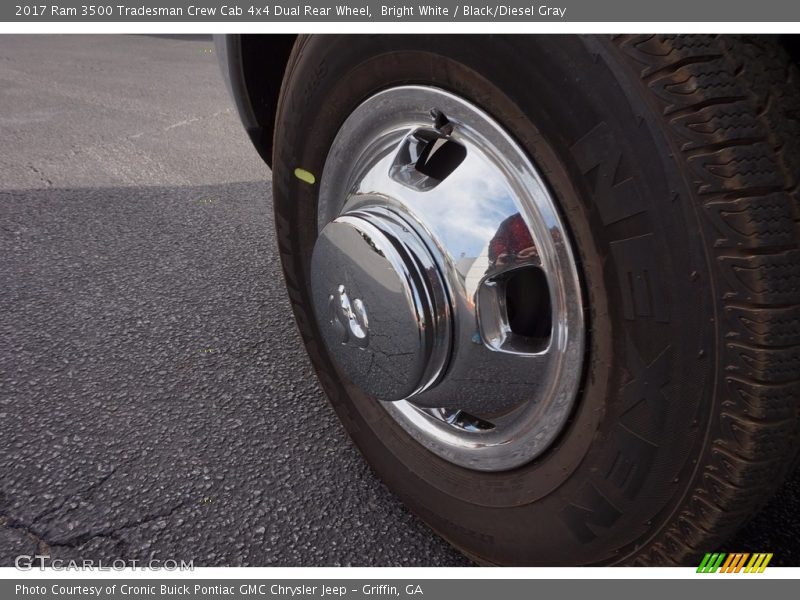 Bright White / Black/Diesel Gray 2017 Ram 3500 Tradesman Crew Cab 4x4 Dual Rear Wheel