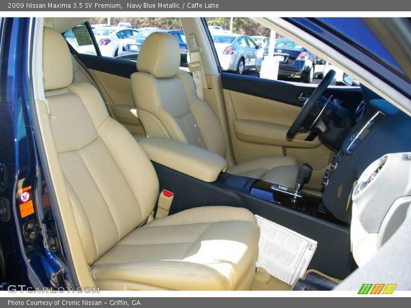 Navy Blue Metallic / Caffe Latte 2009 Nissan Maxima 3.5 SV Premium
