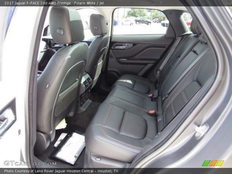 Polaris White / Jet 2017 Jaguar F-PACE 20d AWD Prestige