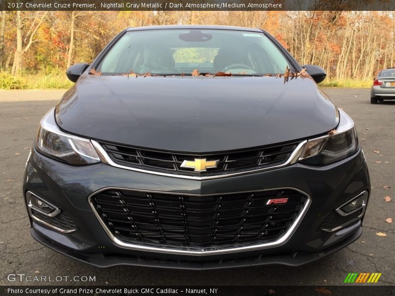 Nightfall Gray Metallic / Dark Atmosphere/Medium Atmosphere 2017 Chevrolet Cruze Premier
