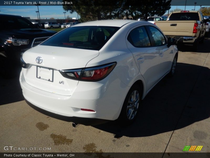 Frost / Mid-Blue Black 2017 Toyota Yaris iA