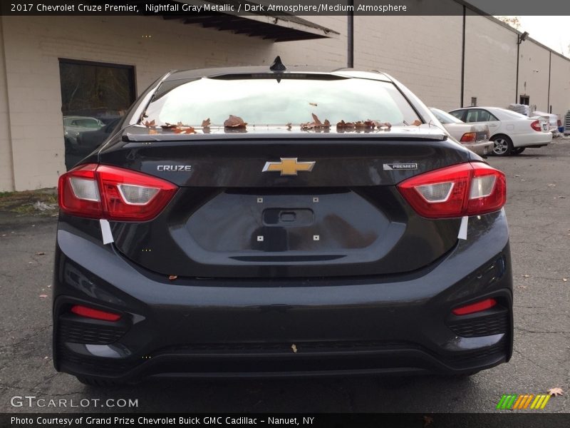 Nightfall Gray Metallic / Dark Atmosphere/Medium Atmosphere 2017 Chevrolet Cruze Premier