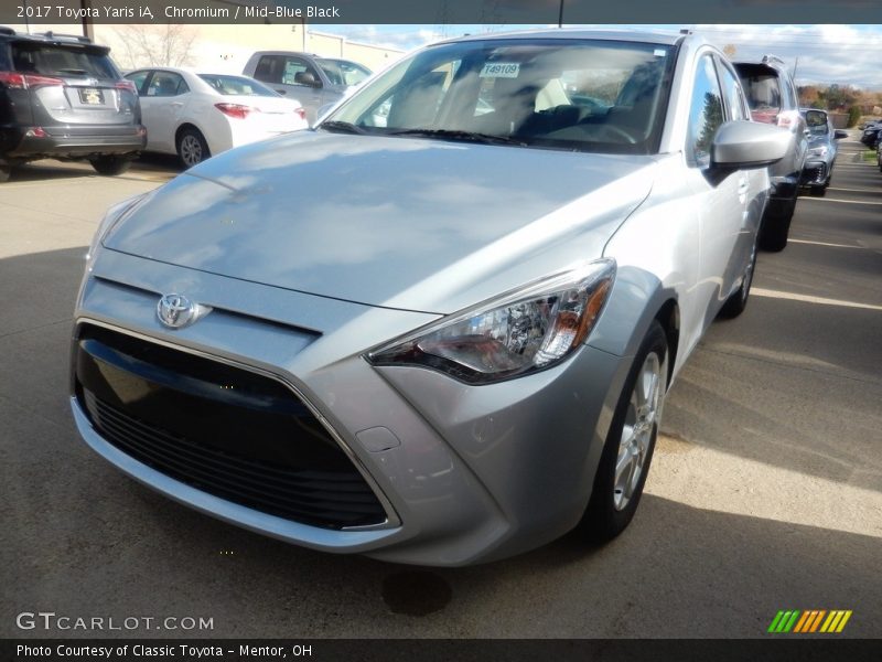 Chromium / Mid-Blue Black 2017 Toyota Yaris iA