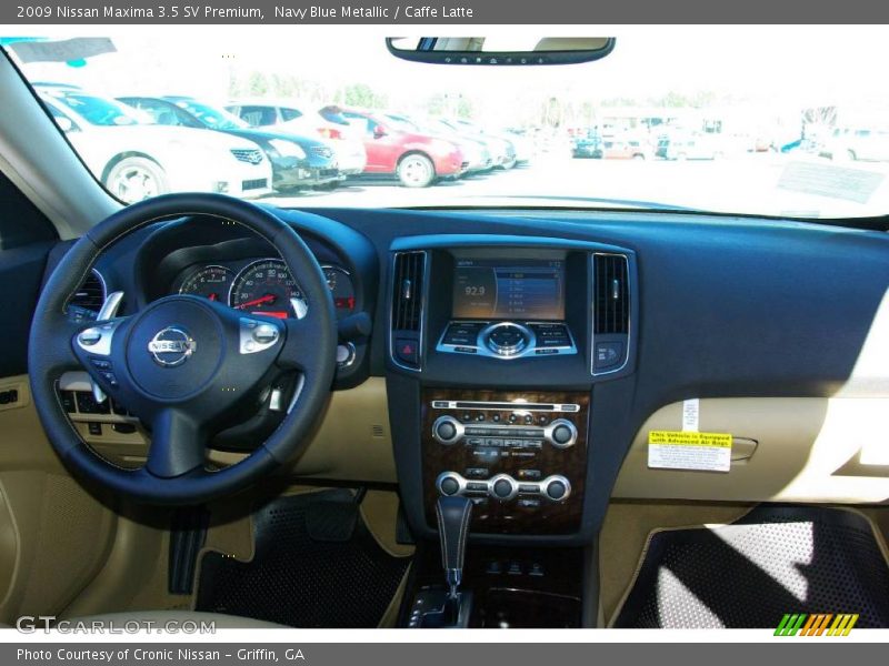 Navy Blue Metallic / Caffe Latte 2009 Nissan Maxima 3.5 SV Premium